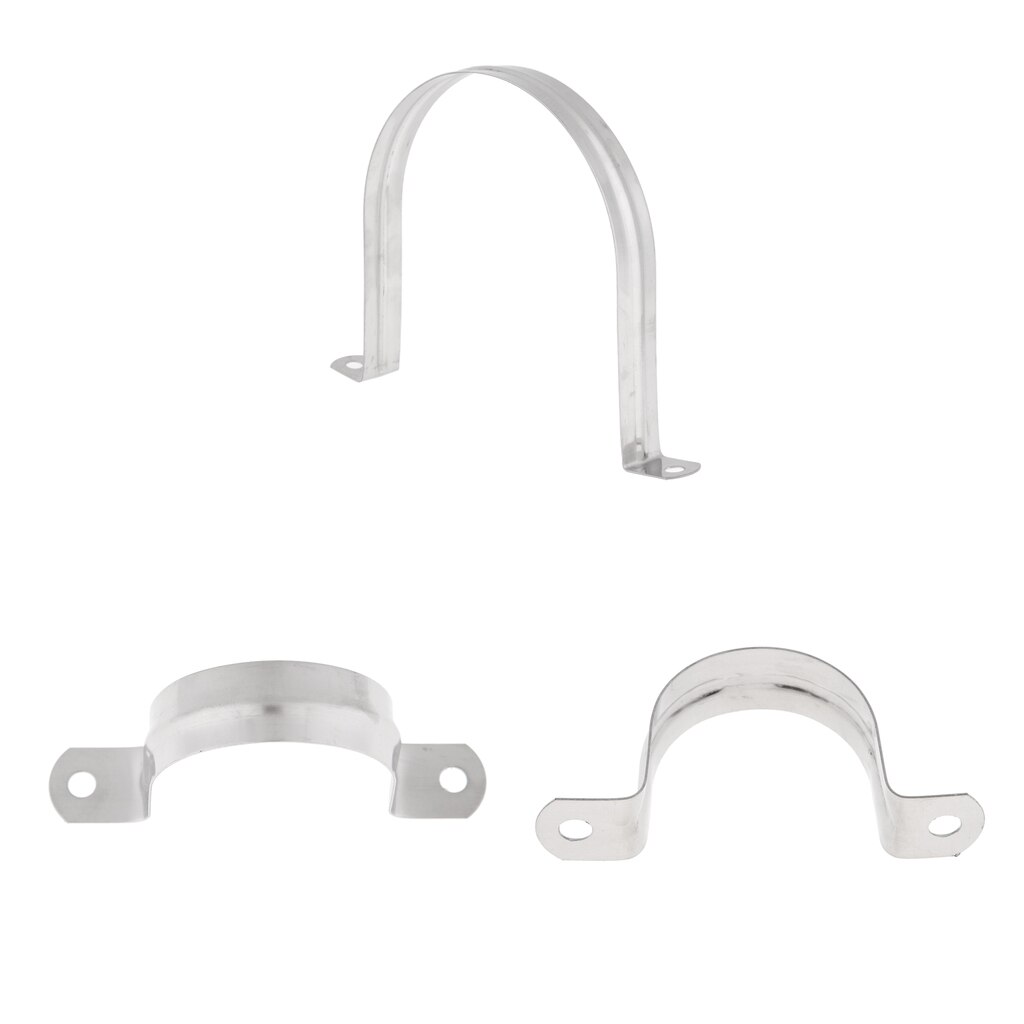 3 Pcs. 40 Mm/50 Mm/120 Mm Zadelpenklem Quick Splitter Klem Voor Slang Downpipe, Rvs