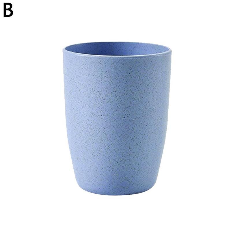 10.5 * 5.9cm Bathroom Toothbrush Water Cup Set Water Children's Bathroom Wheat Cup Portable Items Straw Household T C0W3: B