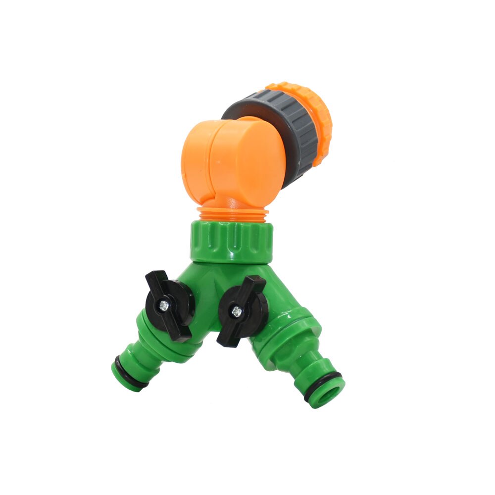 180° Rotatable Water Tap Quick Connector Splitter Faucet Coupler 1/2" 3/4" 1" Thread Port Garden Irrigation Swivel Joint: H