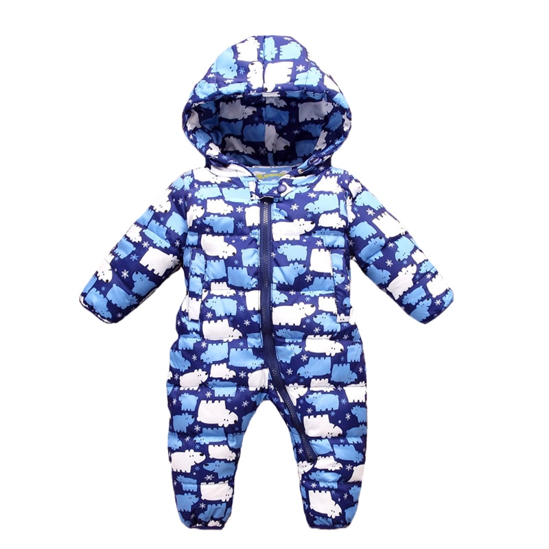 0-3 Jaar Baby Romper Winter Down Jumpsuit Voor Kinderen Peuter Jas Voor Meisje Jongen Kleding Overalls voor Baby Baby Jas