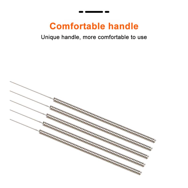 10/50/100 stücke 3D Drucker Teile Düse Reinigung Nadeln Kit Edelstahl 0,2mm 0,25mm 0,3mm 0,35mm 0,4mm Nadeln Für V6 Düse