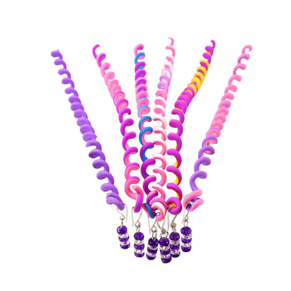 6/set Rainbow Color Headband Cute Girls Hair band Crystal Long Elastic Hair Bands Hairwear Hair Accessories hair ornament
