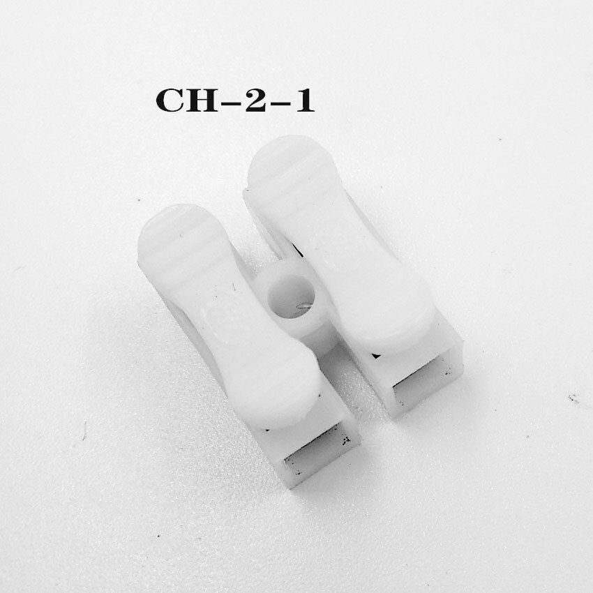 20pcs/lot LED Strip Light Quick Wire Connecting CH-3 CH-2 Spring Wire Connectors Electrical Cable Clamp Terminal Block Connector: mini CH-2-1 20pcs