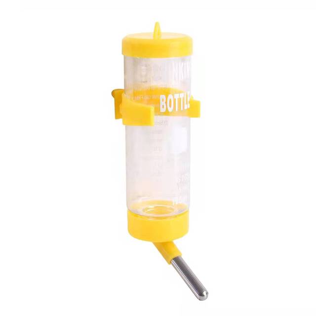 Plastic Hamster Drinker Waterfles Dispenser Feeder Opknoping Hond Cavia Eekhoorn Konijn Drinkkop Pijp Fontein: 4XL / Light Grey