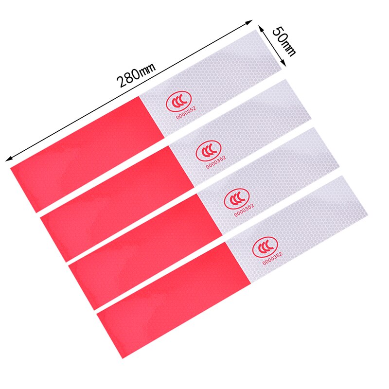 Car Truck Reflective Safety Tape Warning Night Light Reflector Sticker Decals