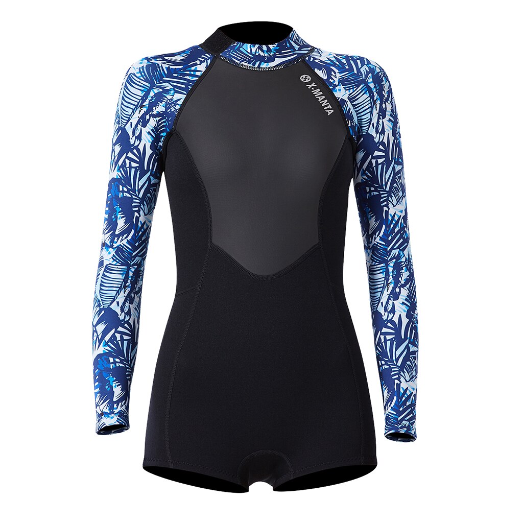 Phenovo Women's Neoprene Wetsuit - Long Sleeve Shorty for Water Sports - True to Size Fit