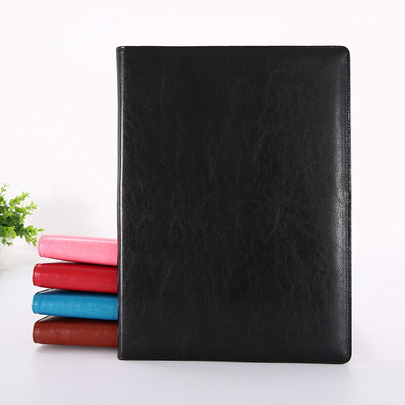 A4 Leather Clipboard File Folder Multi-function Folder Organizer Office Manager Clip Writing Pads Contract Briefcase Portfolio