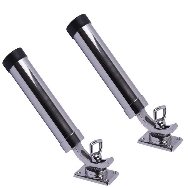 Removable Fishing Rod Holder 316 Stainless Steel Adjustable Yacht Boat Fish Rod Holder for Marine Hardware Accessory