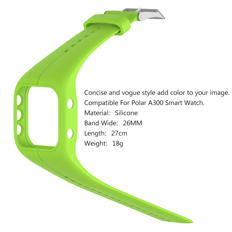 Correa de silicona blanda de repuesto de , funda protectora para pulsera Polar A300 Tracker watch