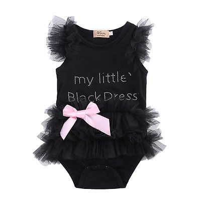 VS VOORRAAD Baby Bodysuit Baby Meisjes Kleding Kanten Ruches Mouw Bodysuit Jumpsuit Outfits One-stukken