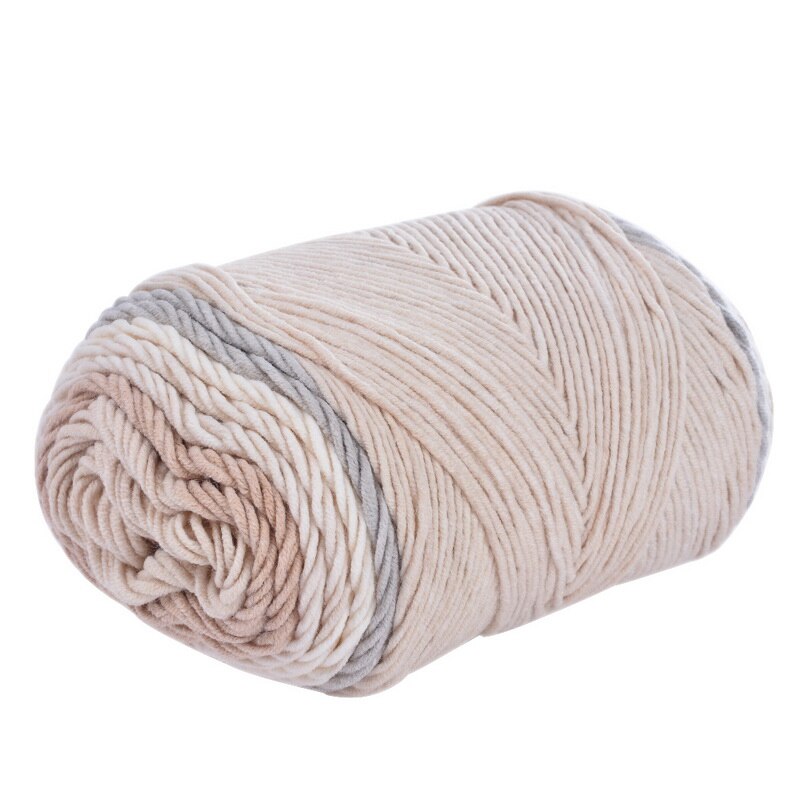 100G Solid/Regenboog Kleur Hand Geweven Katoenen Garen Zachte Gehaakte Dikke Garen Voor Hand Breien Warme Trui sofa Kussen Sjaal Diy: 10