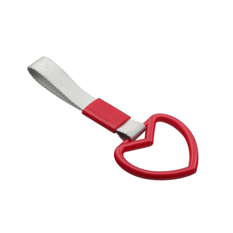 Auto Accessories Ring Heart JDM Train Bus Handle Hand Strap Charm Strap Ring Oct.30