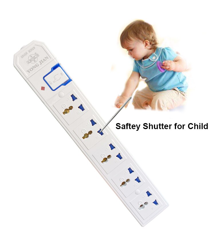Multiple AC Electrical Rewireable Power Strip 3 4 5 6 Outlets US EU UK AU CN Outlets Extension Socket Cord Cable 10A 250V 2000W