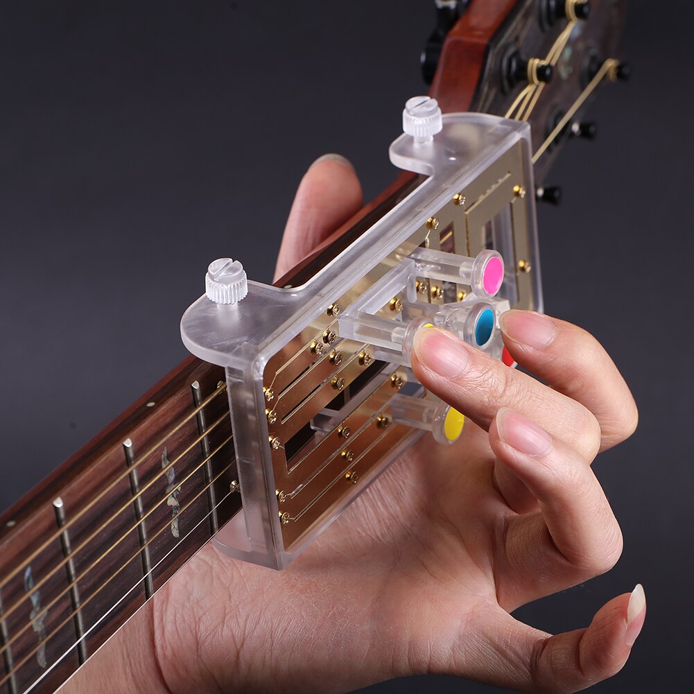 Akustisk guitar akkord kammerat undervisningshjælpeværktøj guitar værktøj guitar læringssystem praksis hjælp med 6 universelle akkorder