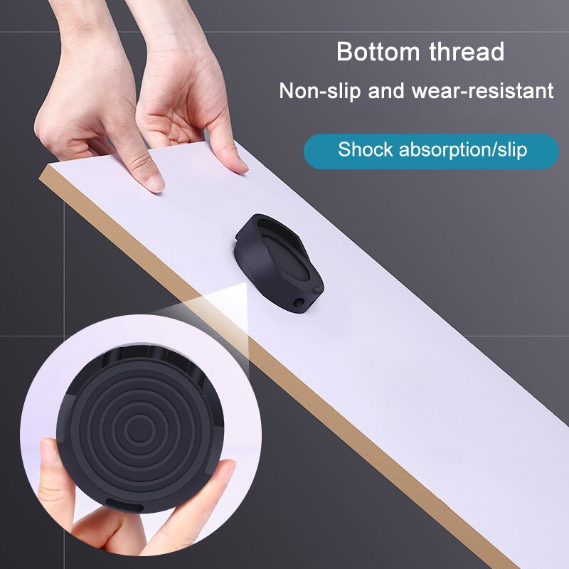4 stk / sæt anti-vibrations-skridsikre puder passer til alle maskiner støjdæmpende højdeforøgelsespuder til vaskemøbler