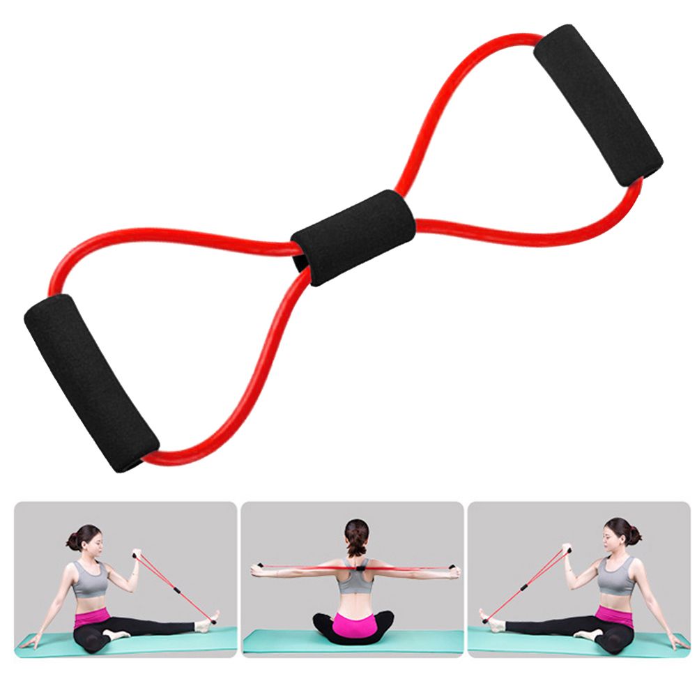 Bodybuilding Fitness Fitness Workout Fitnessapparatuur 8 Woord Borstexpander Yogaband Weerstandsbanden Armkracht Trekkoord