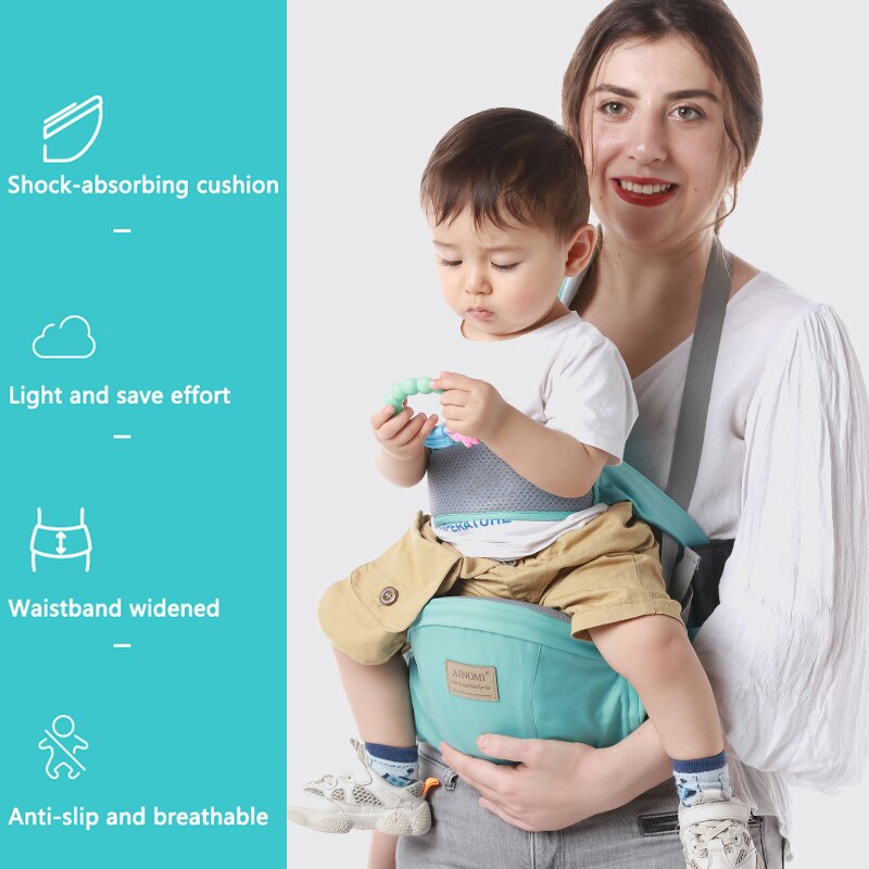 AINOMI Original coton porte-bébé taille tabouret marcheurs fronde tenir Hipseat ceinture hanche siège pour maman voyage infantile hanche siège