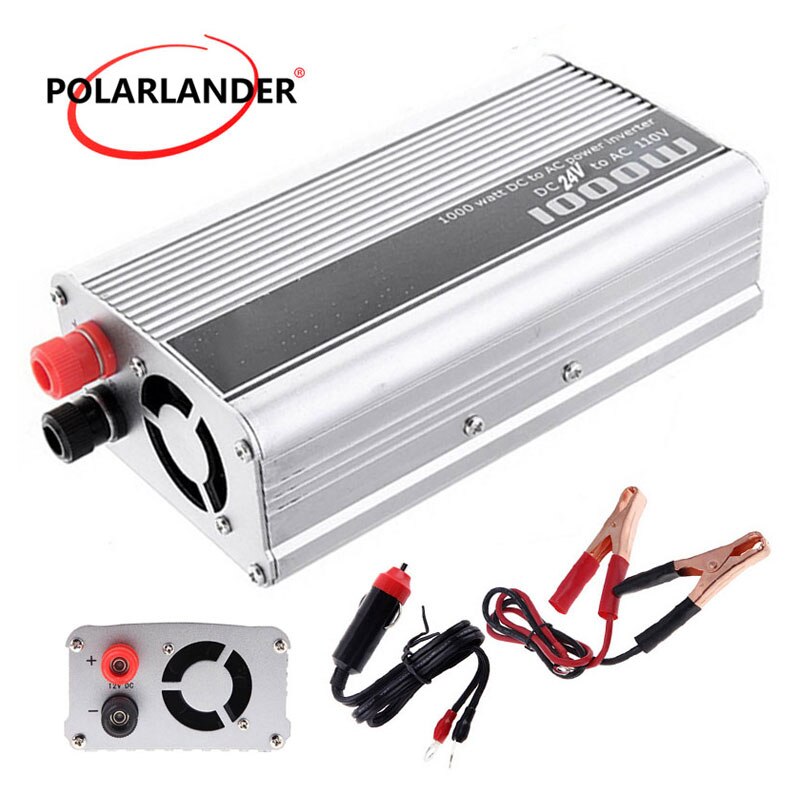 1000W 12V to 220V/ Power Inverter sliver Sine Wave 24V to 110V/ Car inverter