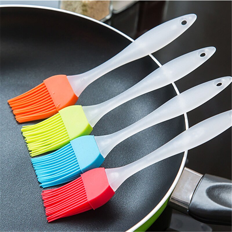 High Temperature BBQ Oil Brush Basting Barbecue Pastry Turkey Bastet Brush Cooking Kitchen Utensil Silicone Brush