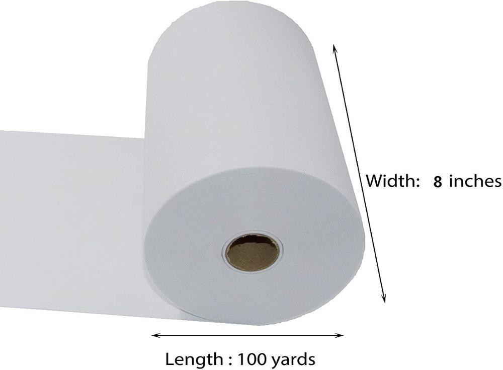 Stabilisateur de broderie à déchirer-1.8 onces poids moyen 8 "x 100 yd à déchirer pour la broderie à la Machine et la couture à la main