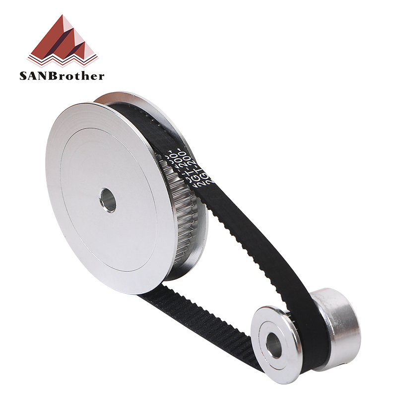 Puleggia della cinghia dentata GT2 60 denti 20 denti Riduzione 3:1/1:3 kit Accessori per stampante 3D Larghezza cinghia 6mm Foro 5/8/10mm