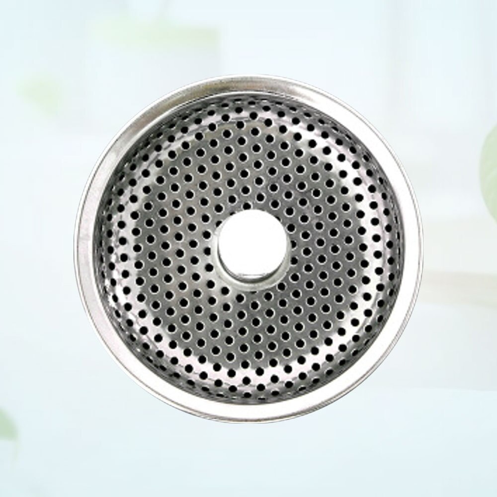 Rvs Spoelbak Zeef Riool Afvoer Filter Wastafel Vuilnis Filter Val Zeef Alle Gaten