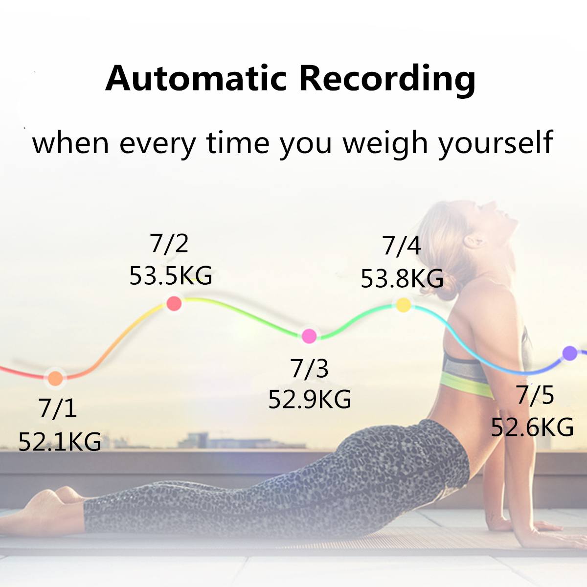 Bluetooth Smart Scale With APP Smart Human Weight Scale Body Composition Analyzer LED Digital USB Charge Sopport Android IOS