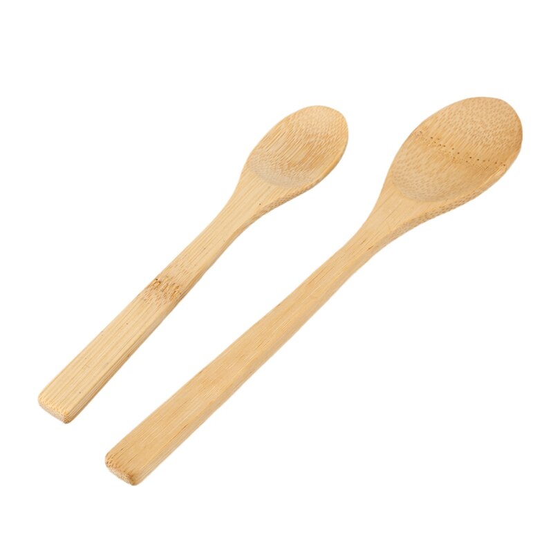 2-- pack bamboe bestek met bonus 2 bamboe tandenborstels bamboe rietje, lepel, vork, mes, theelepel, eetstokjes, borstel en 2 groene stokjes