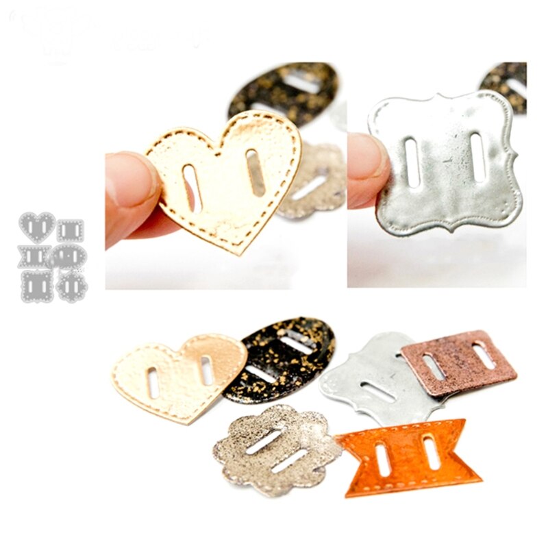 Demiawaking 2-teilige Metall-Stanzschablonen Für Scrapbooking