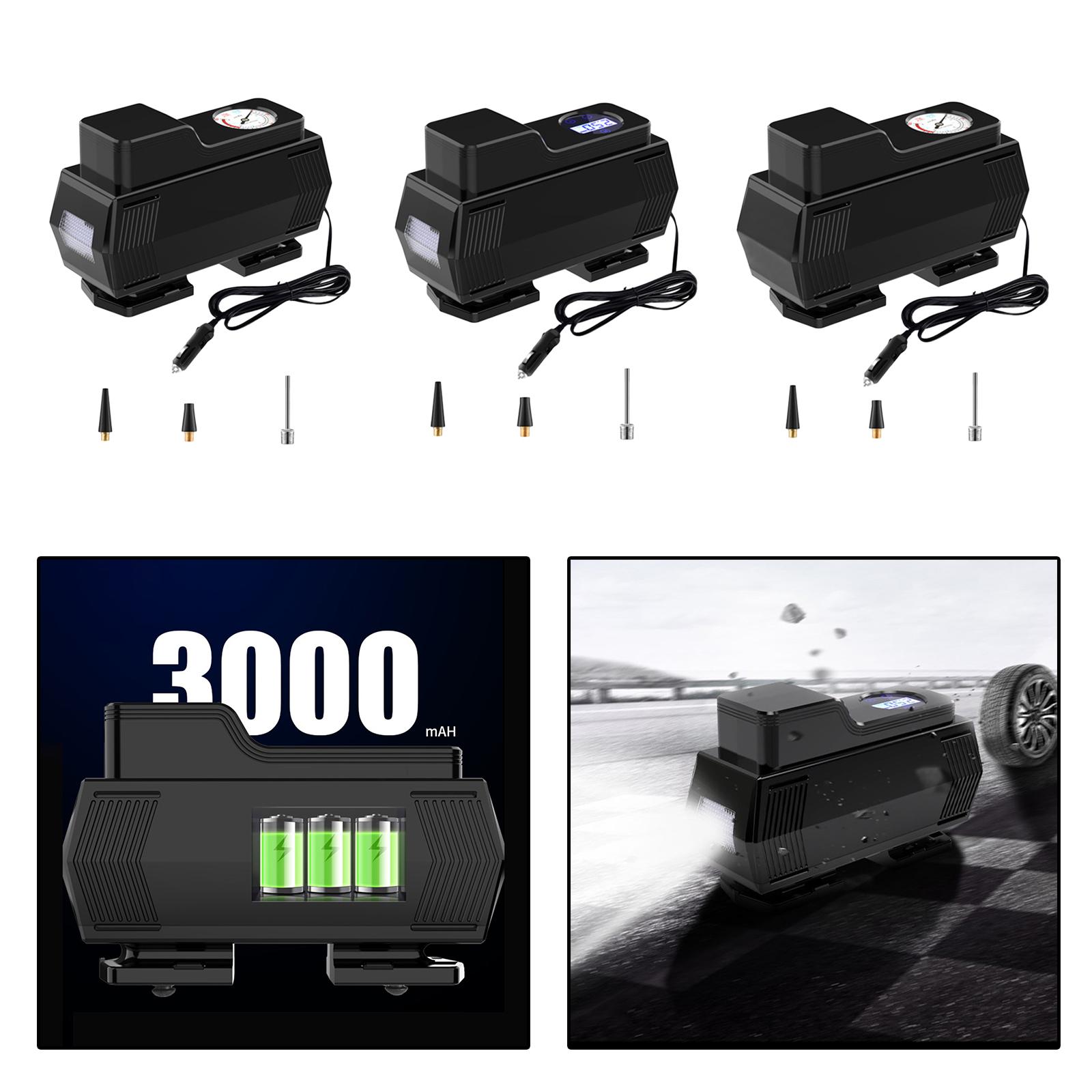 12V Automobile Tire Inflator Pump Air Compressor Pump Vehicle-Mounted Tyre Inflator for Bicycles Cars Motorcycles Truck SUV