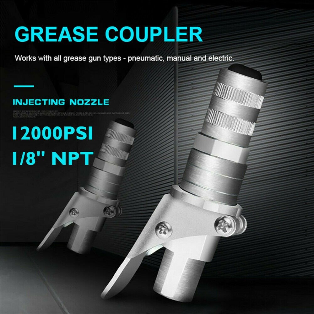 High heavy-duty quick-release lock clip high-pressure oil injector connector stainless steel oil injection nozzle