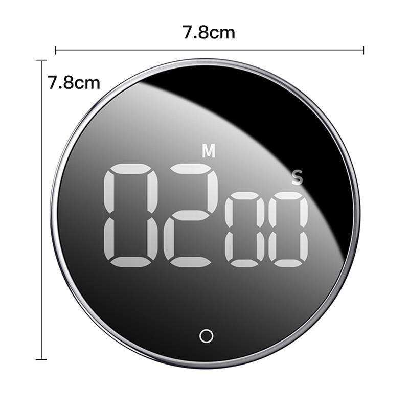 Magnetic Digital Timers Manual Countdown Kitchen Timer Countdown Alarm Clock Mechanical Cooking Timer Alarm Counter Clock