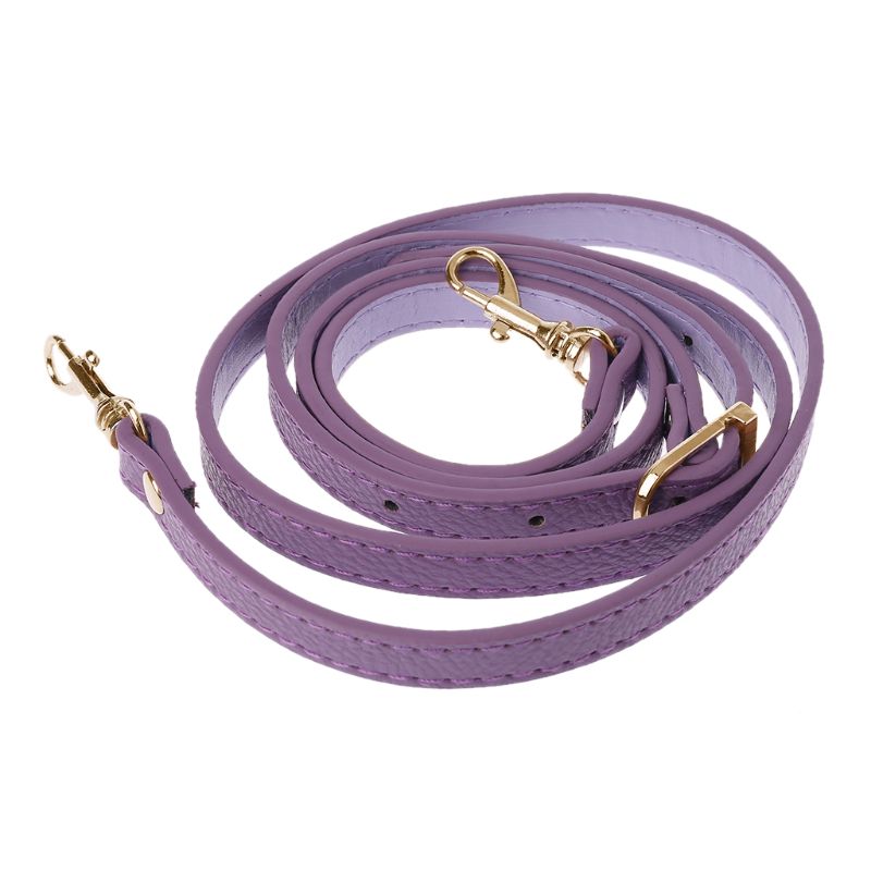 120cm couro do plutônio bolsa de ombro alça diy bolsa alça bolsas cintos cinta sacos acessório: Purple Gold
