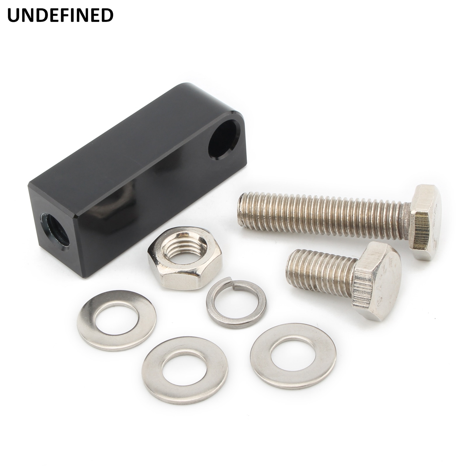 Universal Motorcycle Headlight Mount Block Extension Bracket CNC for Harley Softail Dyna Breakout Wide Glide FXW FXST Rocker C