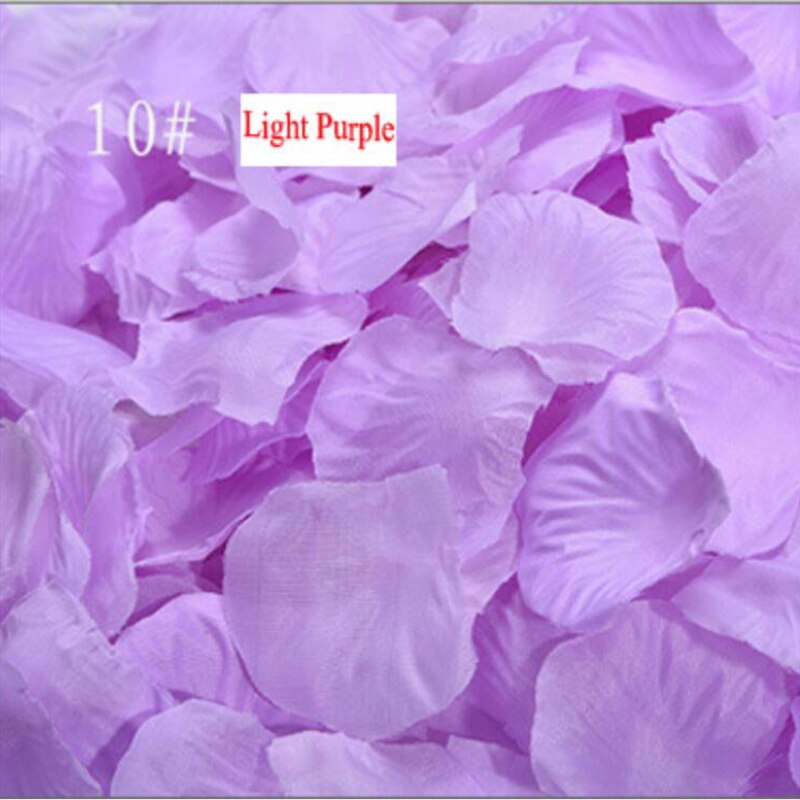 500 stk / parti silke rosenblade til bryllupsfest fødselsdag dekoration romantiske kunstige rosenblade bryllup blomst rosenblomst