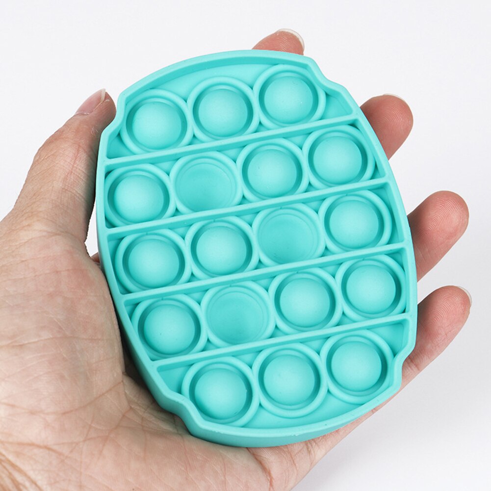 Cuackamily 4 Fidgets Pop Bubble En Silicone – Dinosaure, Alpaga, Ours, Glace – Antistress Pour Enfants Et Adultes, TDAH, Autisme, Voyage