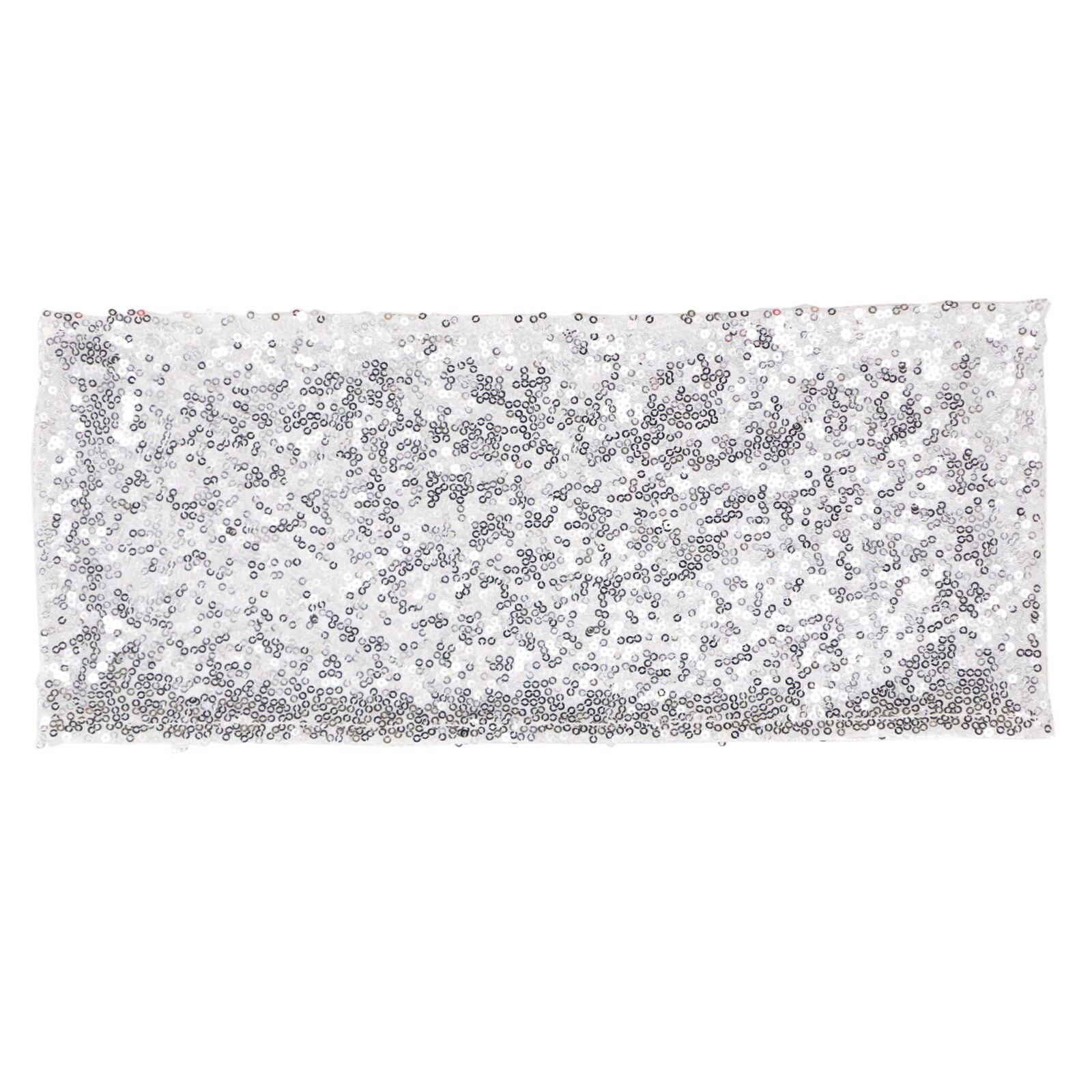 1 stk 34 x 15cm glitrende sølv guld pailletter stol sash bore krave spænde gør det selv bryllup banket hotel fest lycra stol bånd levering