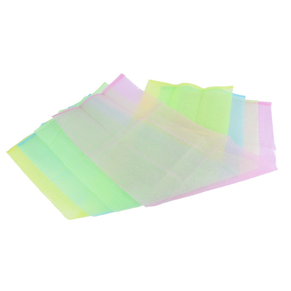 1 Uds Nylon japonés exfoliante belleza piel Toalla baño ducha paño de lavado limpieza corporal lavado esponjas y estropajos