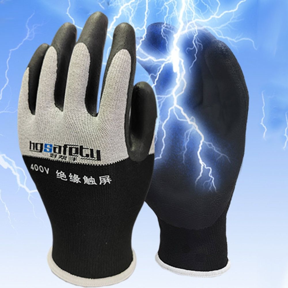 Gants Isolants Ultra-Minces pour Électricien, Résistants à la Tension 400V/500V, en Caoutchouc, Écran Tactile, Isolation Isotindustrielle