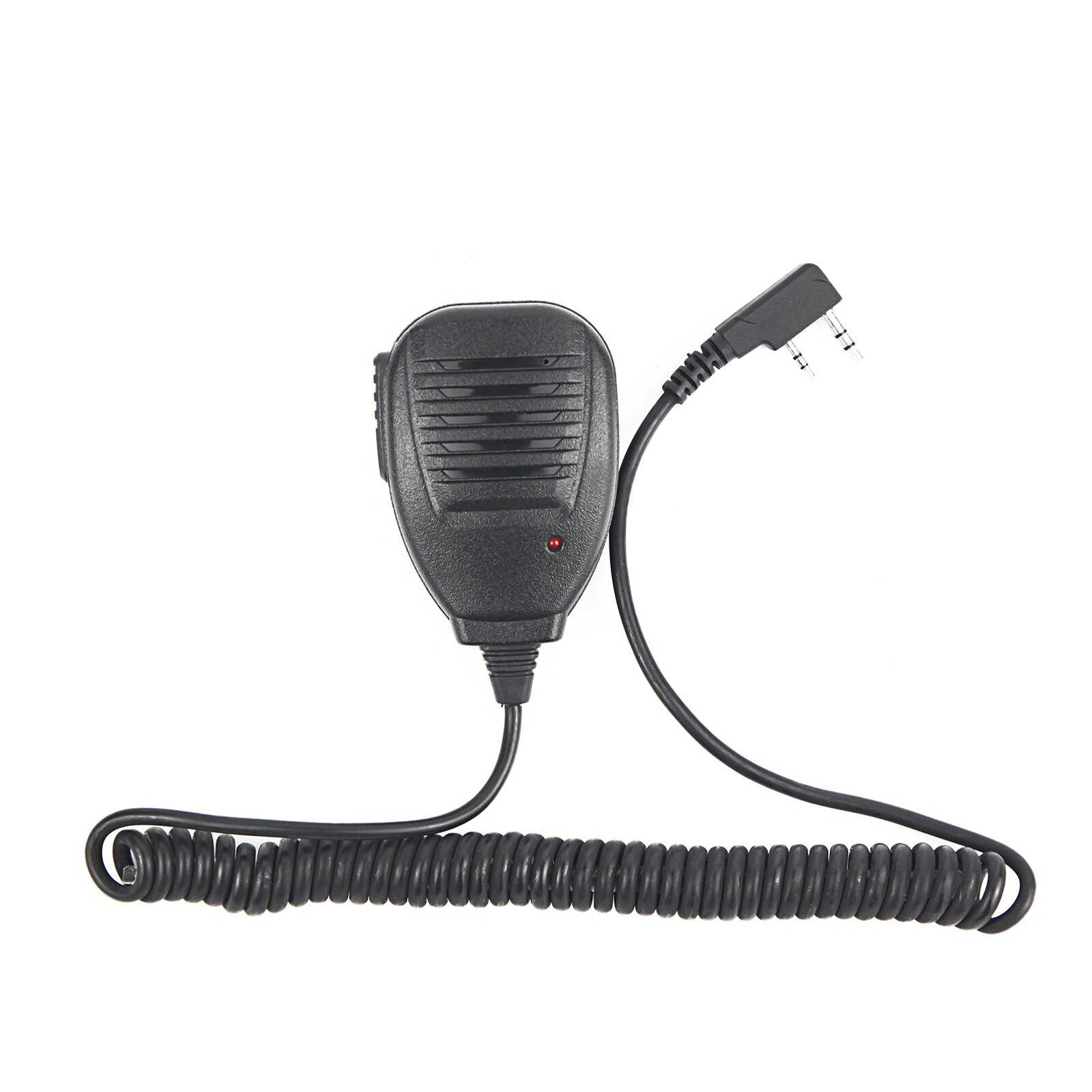 2 pin 3.5mm jack security radio communication microphone ptt k mode walkie talkie handheld push to talk button zello inline mic