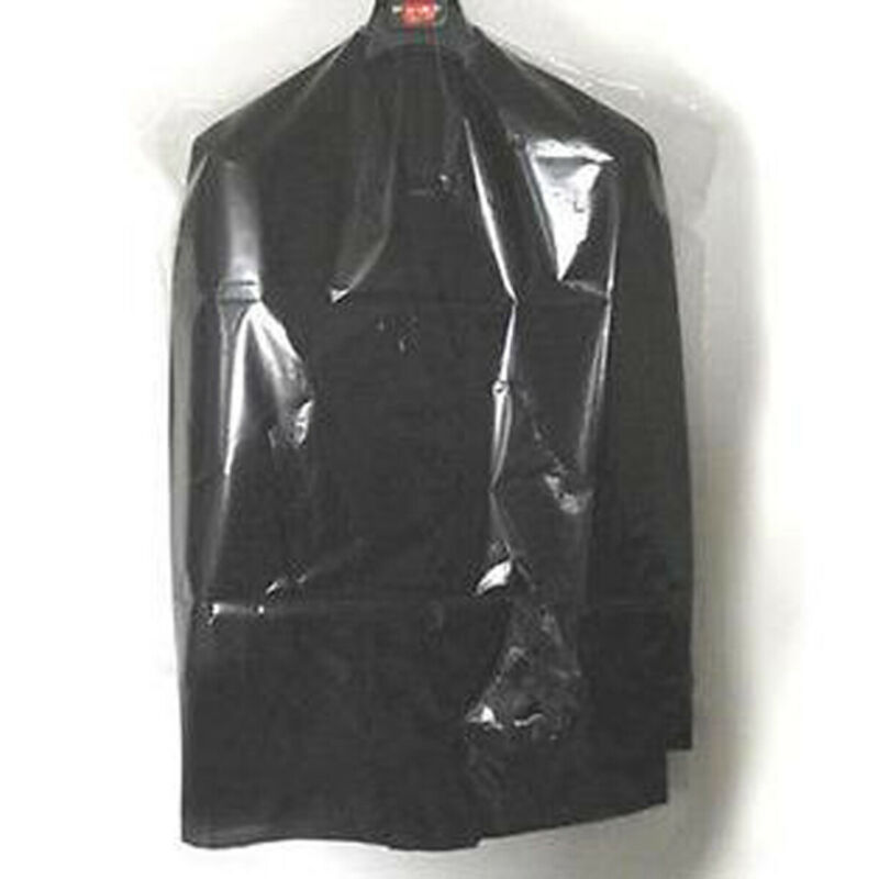 20 stk / lot plast gennemsigtig støvdæksel beklædningsgenstand af tøj hængende lomme opbevaringspose garderobe hængende tøj