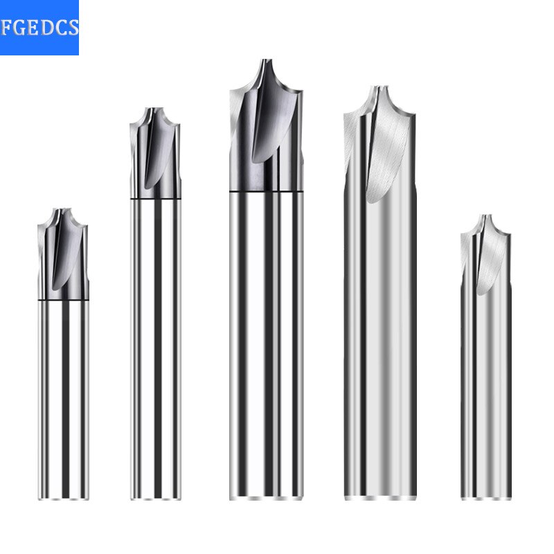 Carbide Radius Corner Rounding Cutter End Mill 12mm CNC Tools R0.5 R1 R2 R3 6 Inner R Mill Cutter Chamfering Router Bit Aluminum