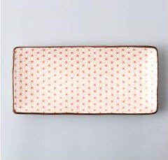 10 Inch Keramische Sushi Vlakke Plaat Japanse Stijl Onderglazuur Rechthoekige Dessert Porselein Servies Diner Schotel CZY1038: Black