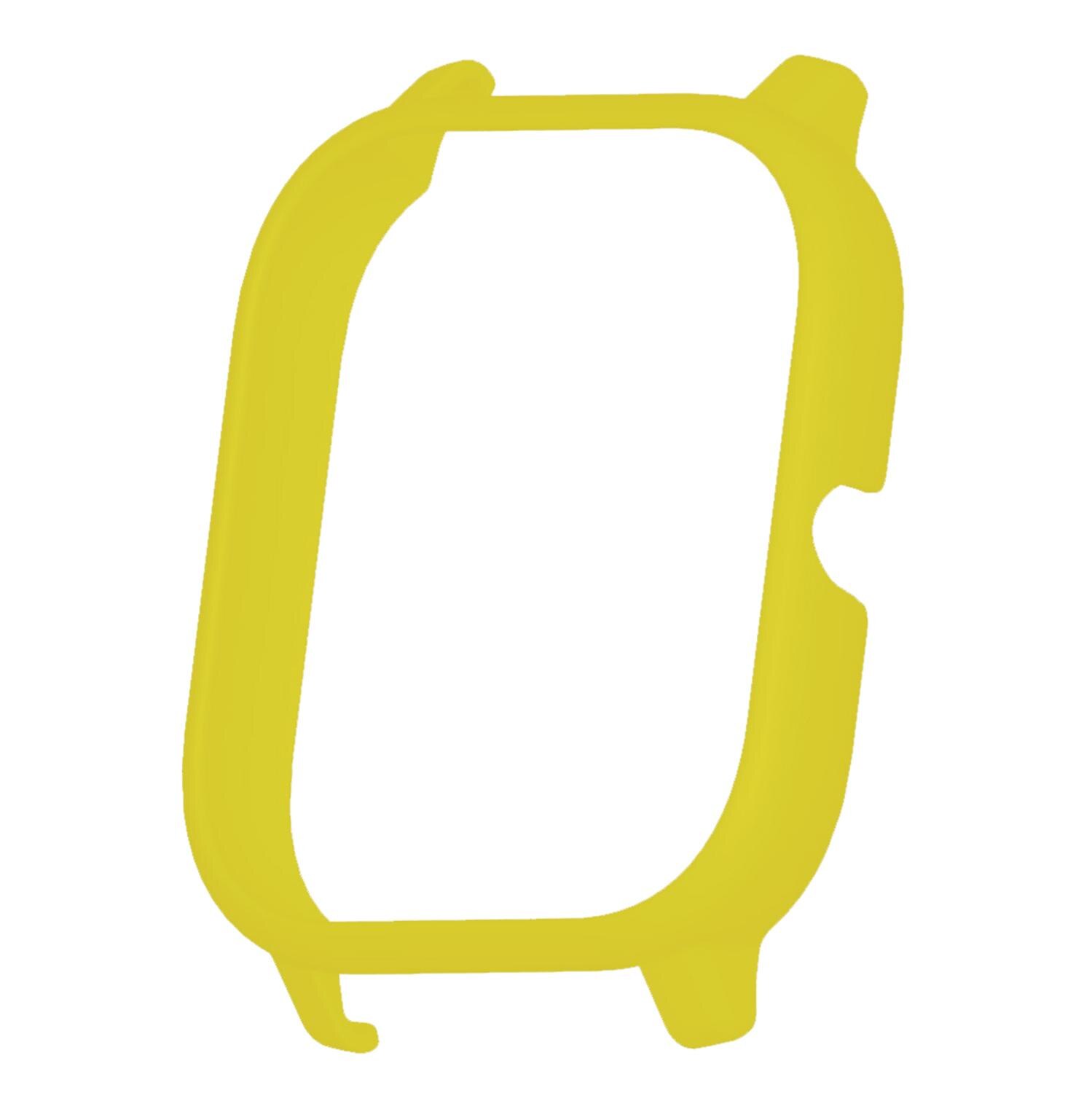 Dla Huami Amazfit GTS etui ochronne na tablet etui na Huami Amazfit GTS obudowa ochronna z TPU rama zderzak zegarek futerał ochronny: żółty