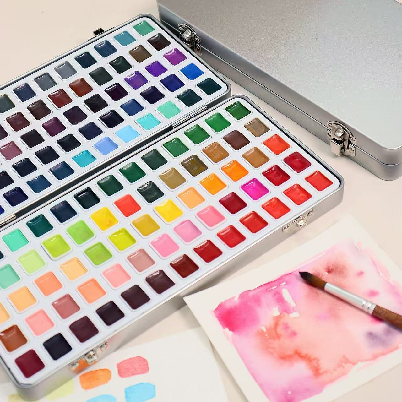 artist watercolor paint 24/36/48/60/98/130colors art set drawing pigment art supplies