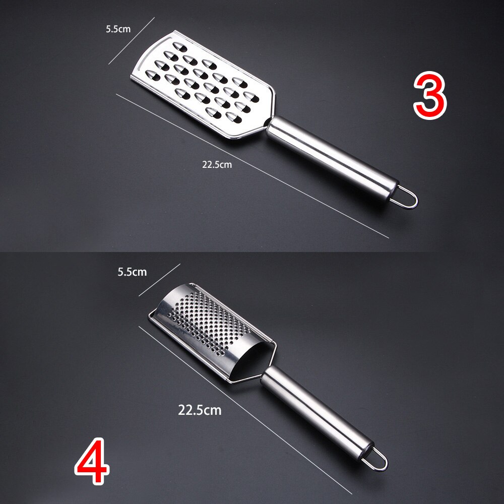 Practical Cheese Grater Home Stainless Steel Rotary Slicer Stainless Steel Handheld Cheese Grater Multi-Purpose Kitchen Tools
