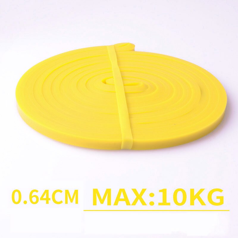 208cm Pull Up Assist Bands Exercise Resistance Bands for Fitness Elastic Band Gym Expander Strengthen Trainning Power-lifting: Yellow 5-15lb