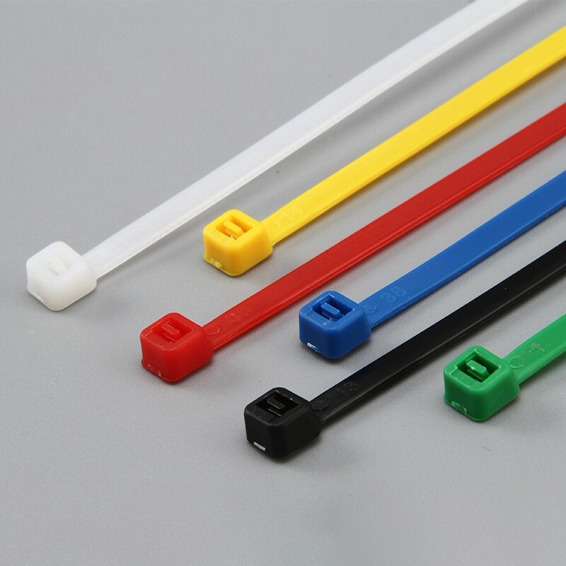 Kleurrijke Kabel Management Diverse Industriële Supply Fasteners Plastic Wire Zip Ties Organiser Nylon Elektrische Kabel Tie