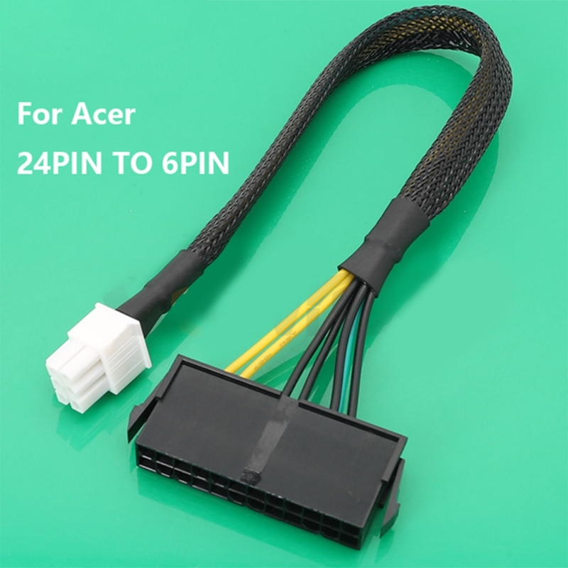 Atx Voeding Moederborden Interfaces 6-Pins Adapter Kabel Voor Acer 6pin Moederbord 24pin Naar 6P Conversielijn
