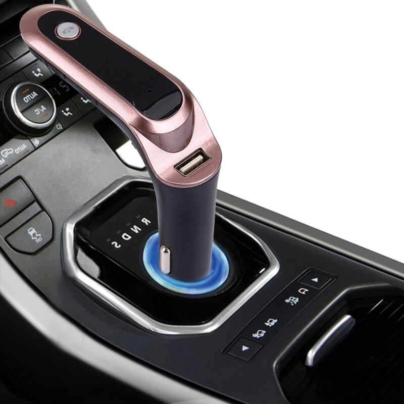 Cars 7 bluetooth car charger with digital display for mobile phone